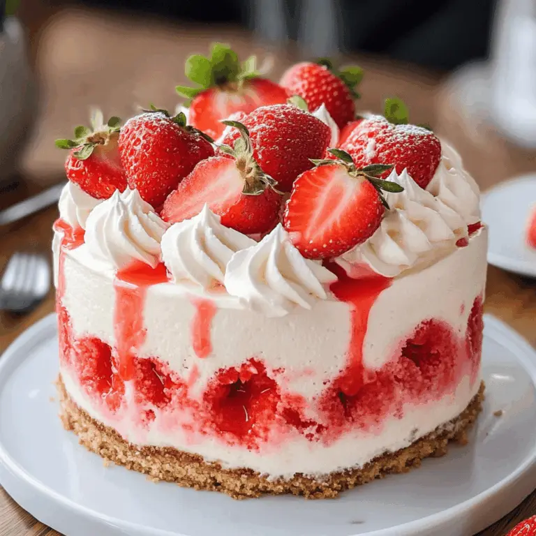 Best Strawberry Poke Cake