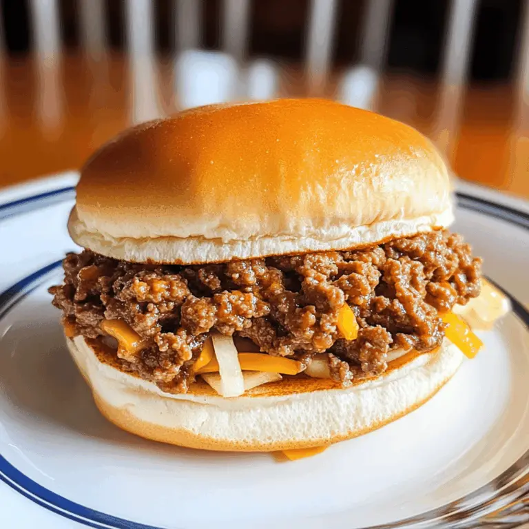 Big Mac Sloppy Joes