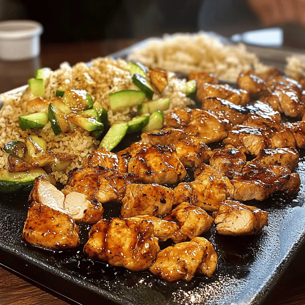 Get ready for a delicious twist on your favorite hibachi chicken with this Blackstone griddle recipe! Juicy chicken cooked to perfection with vibrant veggies, rich flavors, and a touch of soy sauce. Perfect for family dinners or weekend cookouts. Save this recipe to enjoy a delightful meal any time! 🍗🥕 #HibachiChicken #GriddleCooking #BlackstoneRecipes