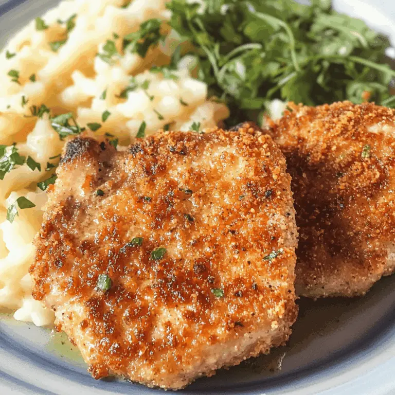 Blackstone Parmesan Crusted Pork Chops
