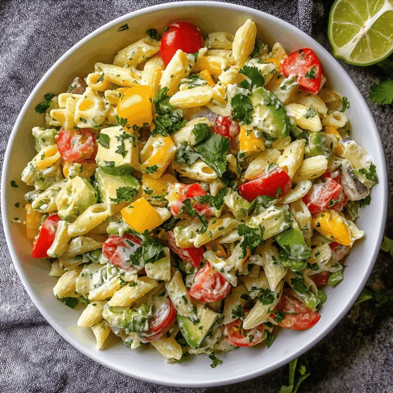 Cilantro Lime Pasta Salad