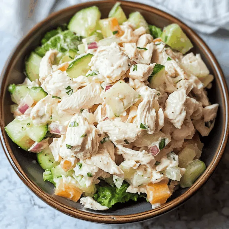 Classic Chicken Salad Recipe for Easy Lunch