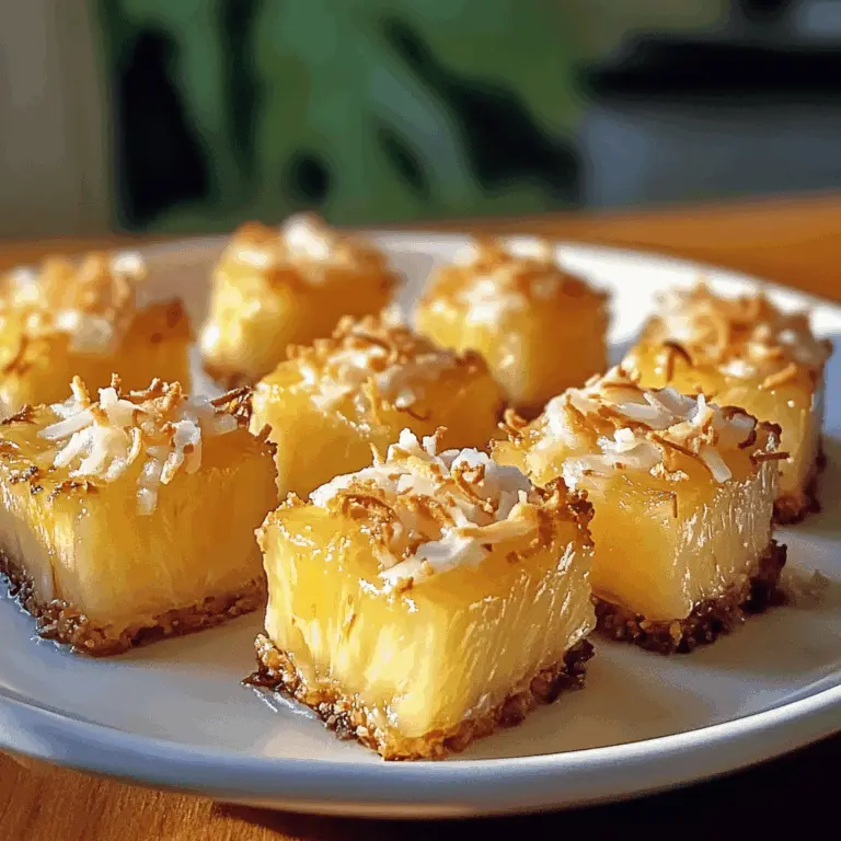 Coconut Pineapple Bites