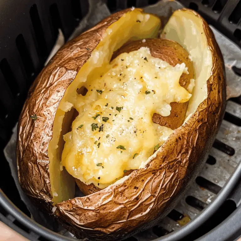 Crispy Air Fryer Baked Potato