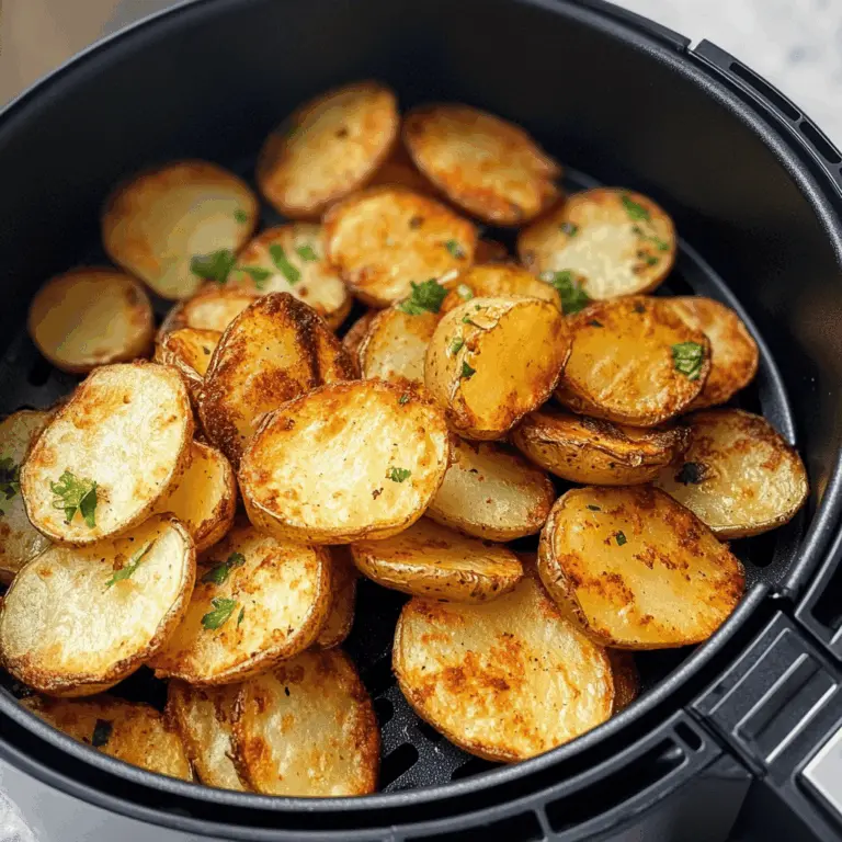 Crispy Sliced Potatoes In The Air Fryer