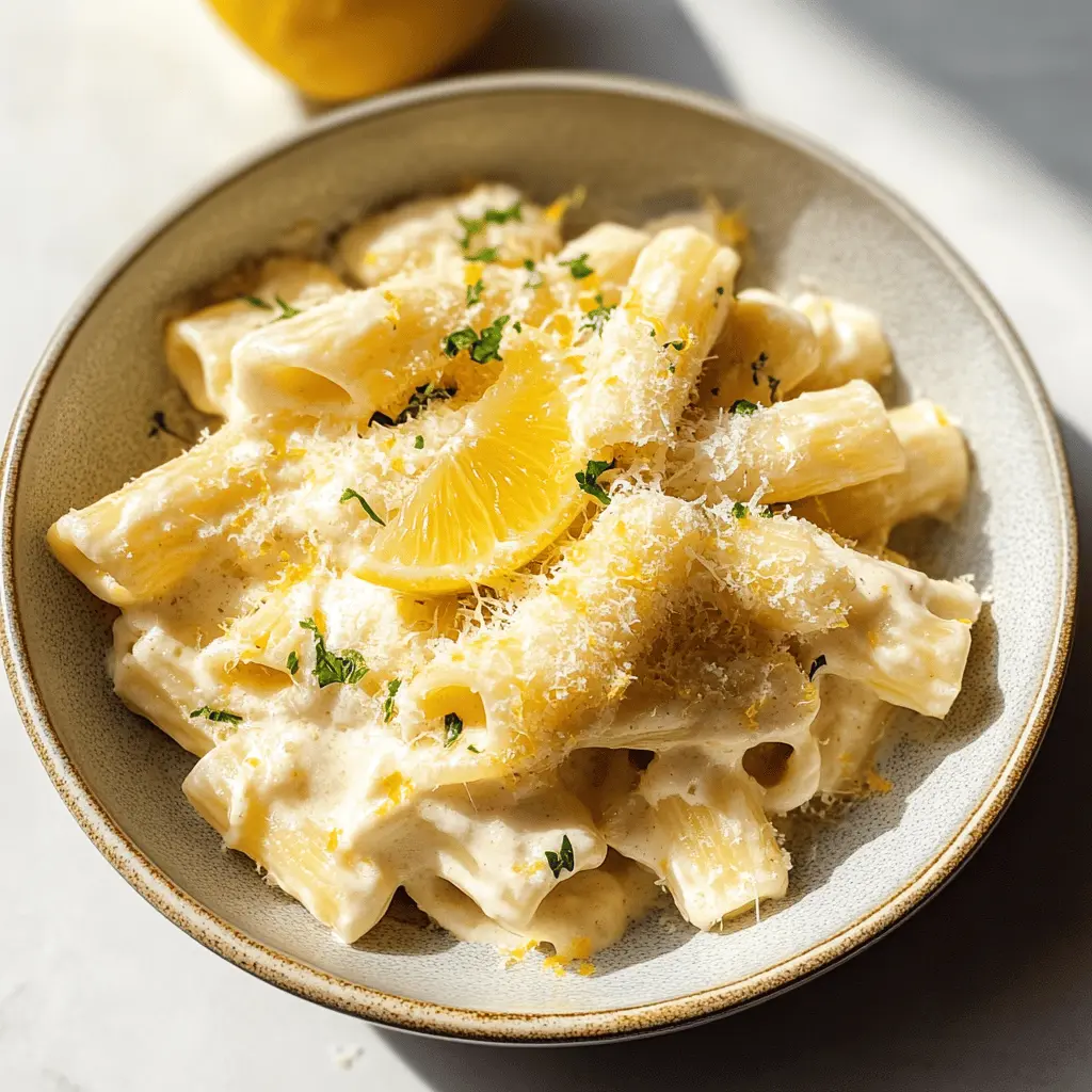This Easy Creamy Lemon Pasta recipe is your go-to for a quick and delightful meal! With tangy lemon flavor and a rich, creamy sauce, it’s perfect for weeknight dinners or impressing guests. Made with just a few simple ingredients, you’ll love how fast it comes together. Save this pin for a delicious dish that brightens up any table!