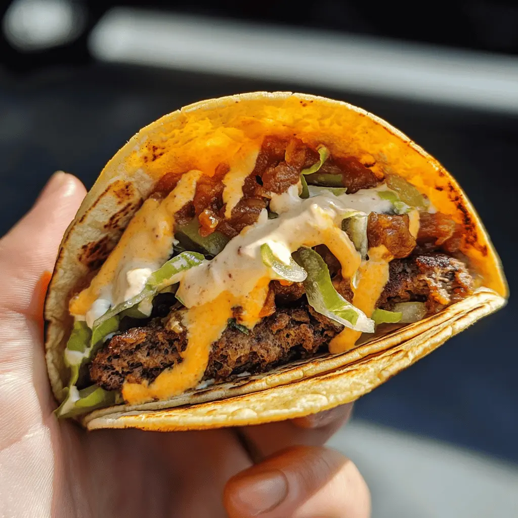 Looking for a fun twist on taco night? These Easy Smash Burger Tacos bring together the juicy flavors of a classic burger with the fun of a taco! Made with ground beef, your favorite toppings, and served in soft tortillas, they're perfect for a quick weeknight dinner or a weekend gathering. Save this recipe for your next taco night adventure—you won't want to miss out on this delicious fusion!