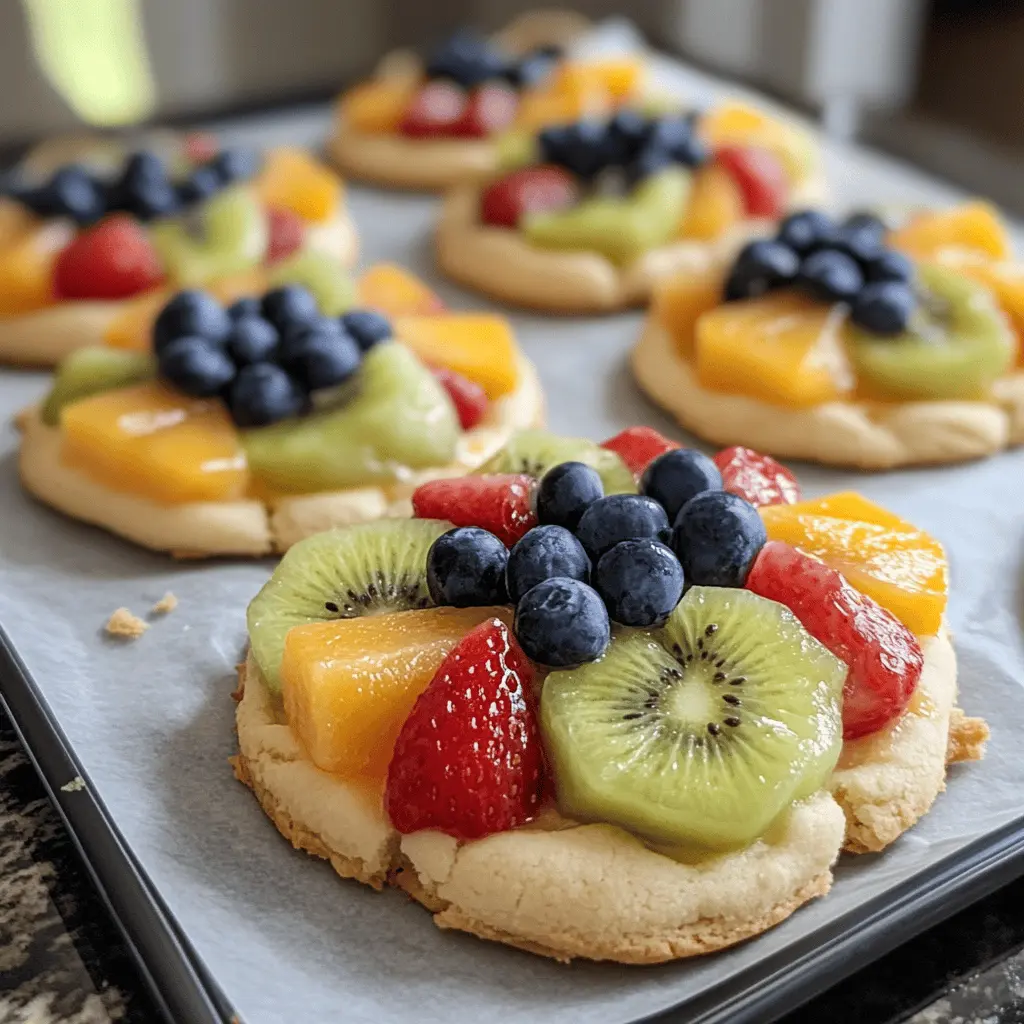 Brighten up your dessert table with these delightful Fruit Pizza Cookies! Featuring a soft cookie base, creamy frosting, and a colorful array of fresh fruit, this treat is perfect for summer gatherings or family picnics. Easy to make and fun to customize, save this recipe for a vibrant dessert that everyone will love!