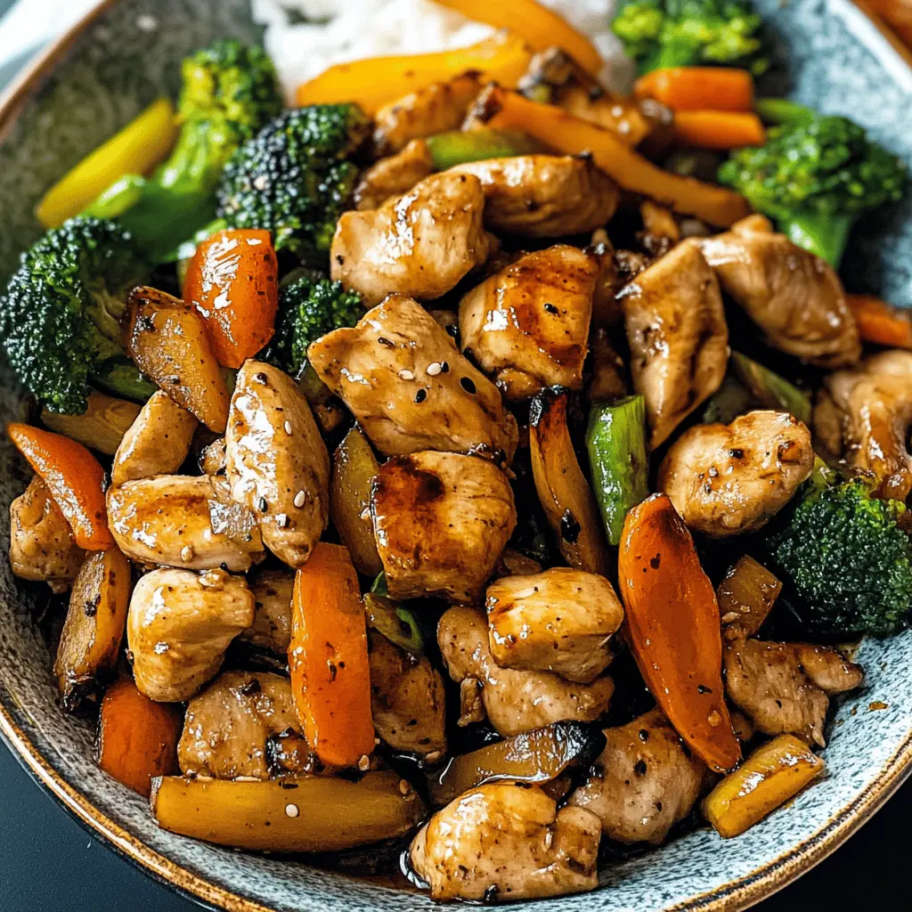Looking for a fun, restaurant-quality meal at home? This Hibachi Chicken and Vegetables dish is savory, satisfying, and packed with flavor! Featuring tender chicken, vibrant veggies, and a delicious hibachi sauce, it’s perfect for a weeknight dinner or a weekend gathering. Save this recipe for an easy and tasty way to bring a bit of Japan to your table!