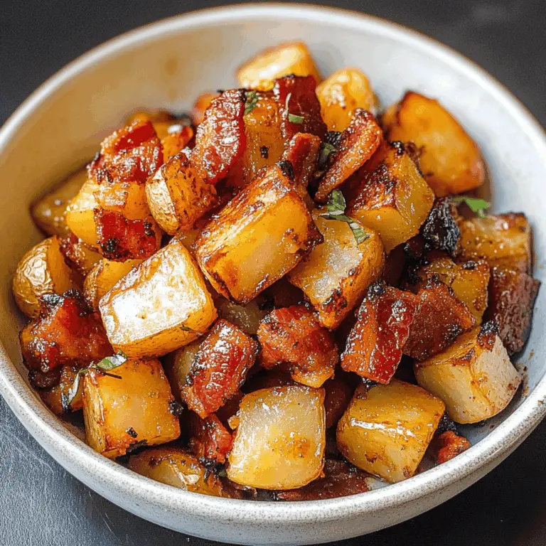 Honey Bacon Roasted Potatoes