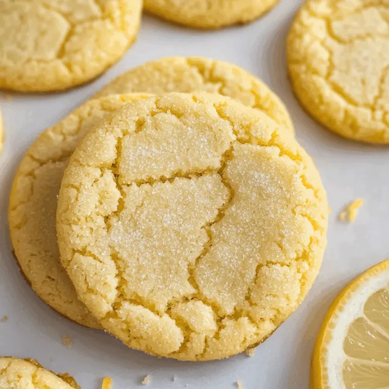 Lemon Sugar Cookies