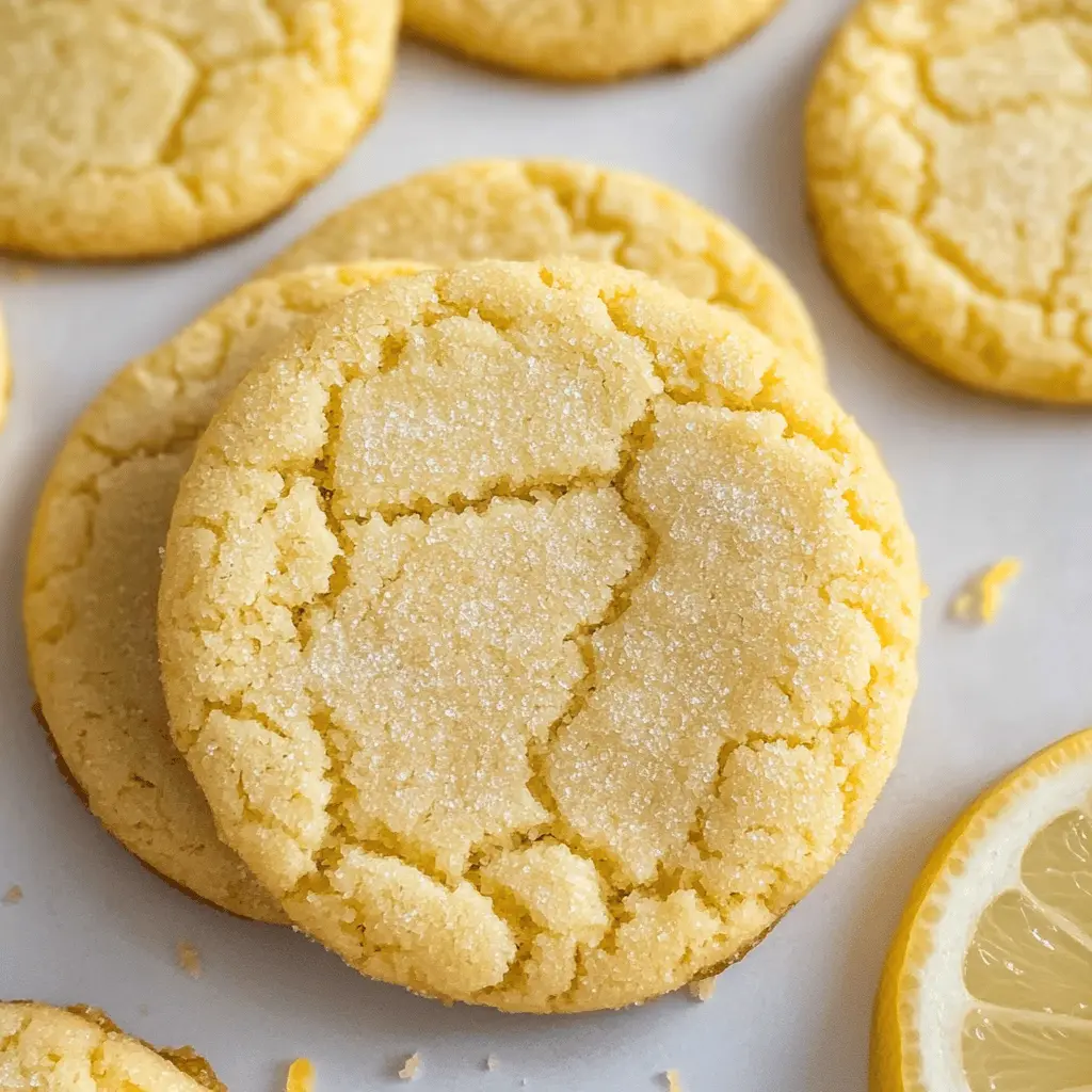 These lemon sugar cookies are the perfect blend of zesty freshness and sweet delight! With a buttery texture and a burst of lemon flavor in every bite, they're a must-have for any gathering or as a simple treat at home. Save this recipe for your next baking day and brighten up your cookie jar with these delightful treats! 🍋✨