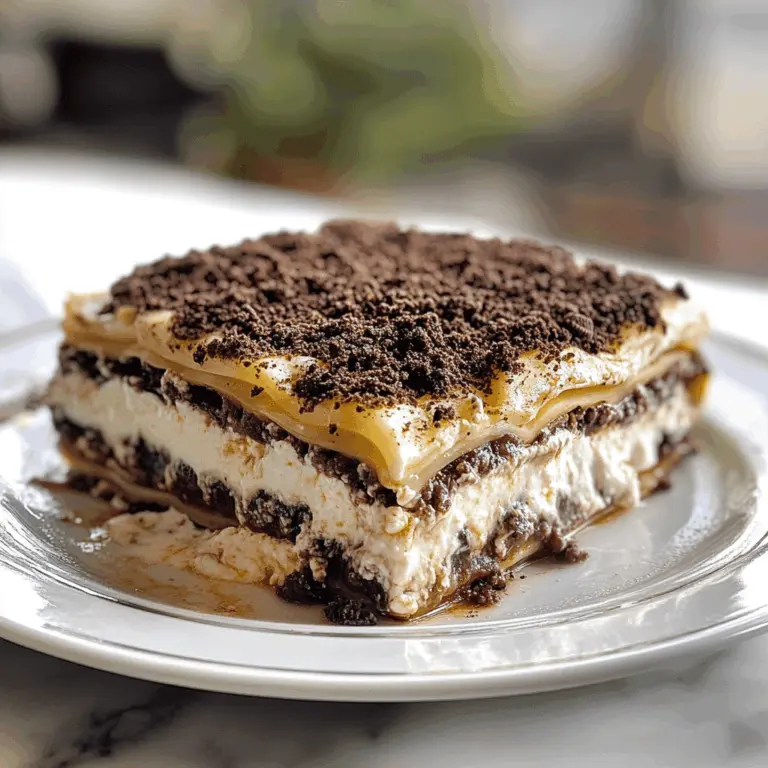 Oreo Lasagna