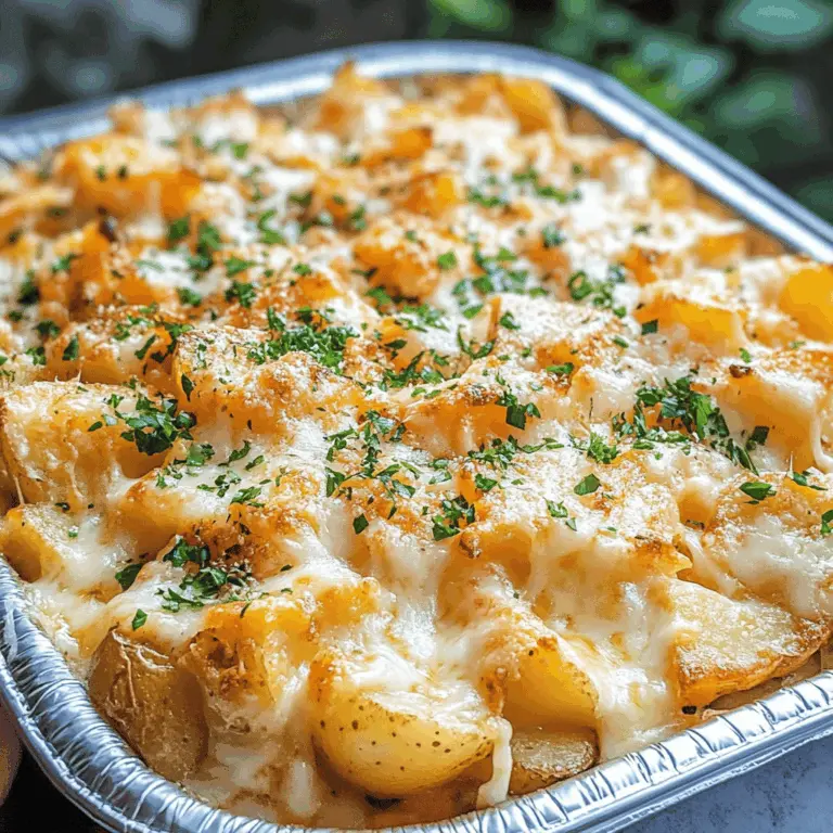 Smoked Cheesy Potatoes