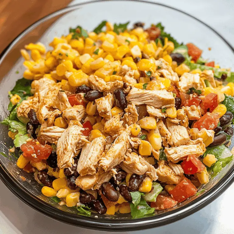 Easy Southwest Chicken Salad Recipe