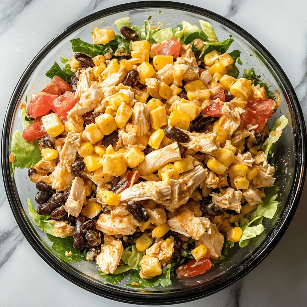 Easy Southwest Chicken Salad Recipe