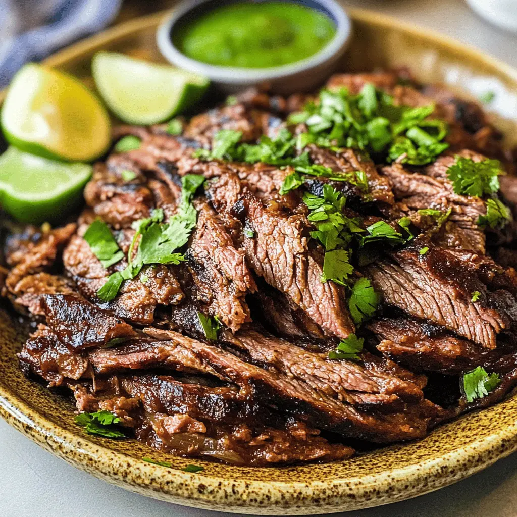 Fire up your taste buds with this mouthwatering carne asada recipe! Perfectly marinated flank steak grilled to perfection, it offers rich flavors that are sure to impress. Ideal for taco nights, BBQ gatherings, or a festive feast, this dish is a must-try. Don’t forget to save this pin for the ultimate grilling experience!