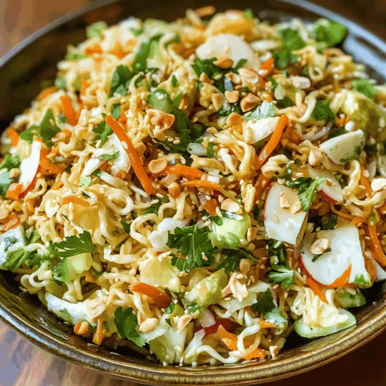 The Best Ramen Noodle Salad