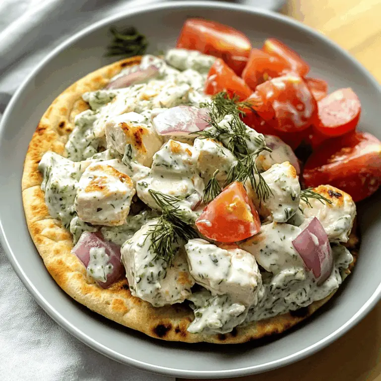 Tzatziki Chicken Salad