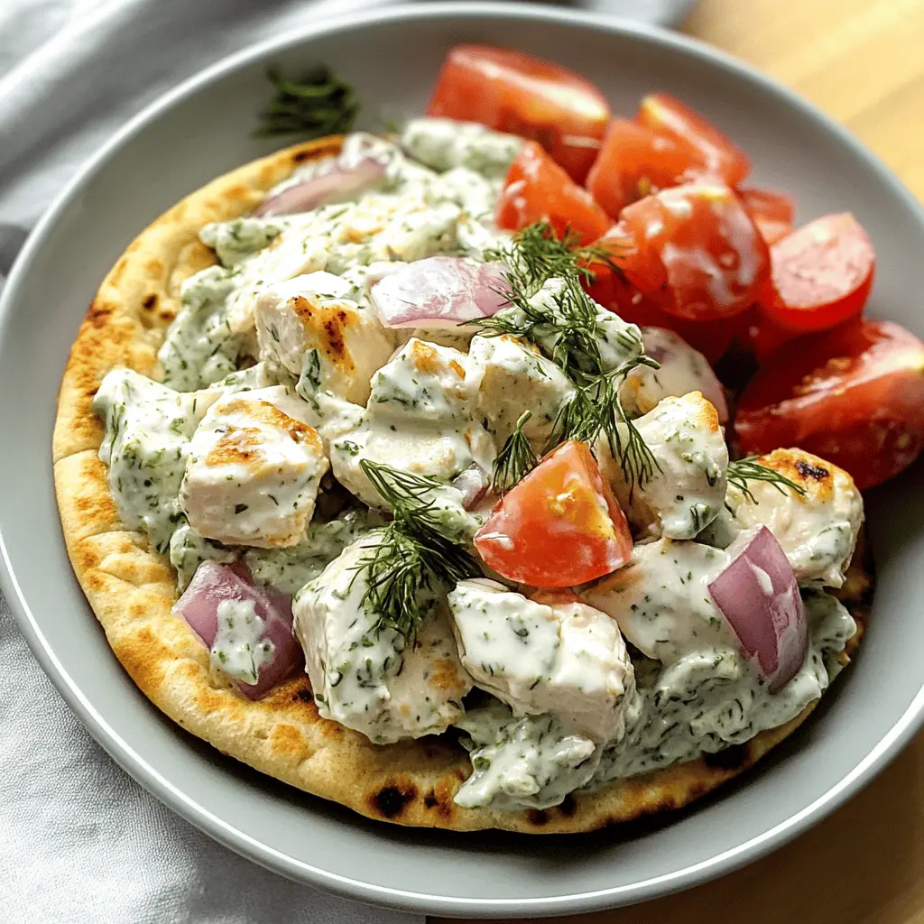 Elevate your lunch with this refreshing Tzatziki Chicken Salad! Made with tender chicken, crisp cucumbers, and a tangy yogurt sauce, it’s packed with flavor and nutrition. Perfect for meal prep or a quick weeknight dinner, this salad is sure to impress. Save this recipe and enjoy a light and delightful meal any day!