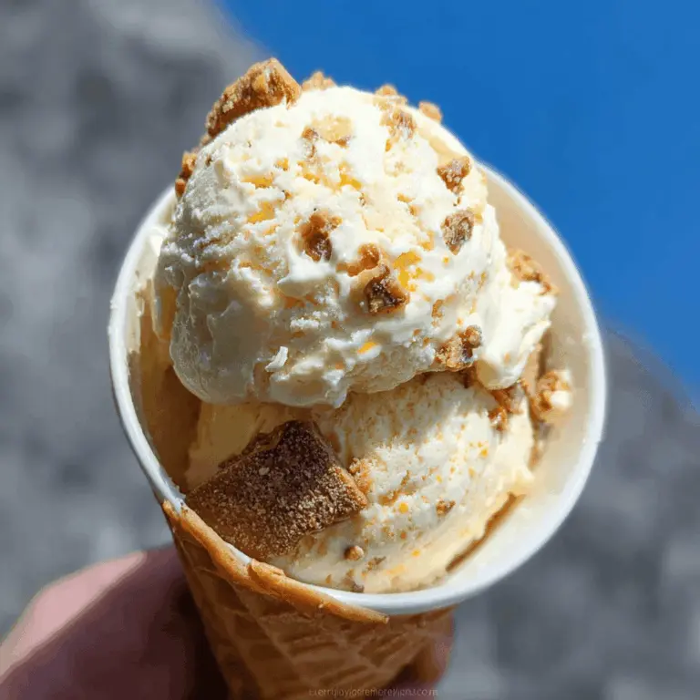 Easy Homemade Butterfinger Ice Cream Recipe