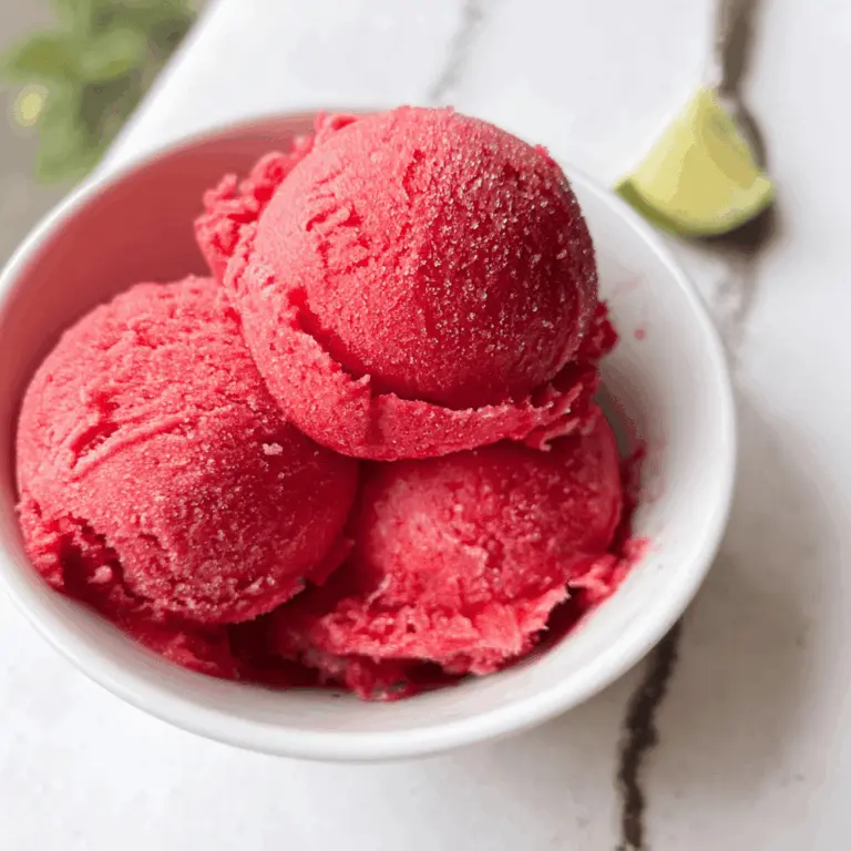 Easy Fresh Cherry Sorbet Recipe