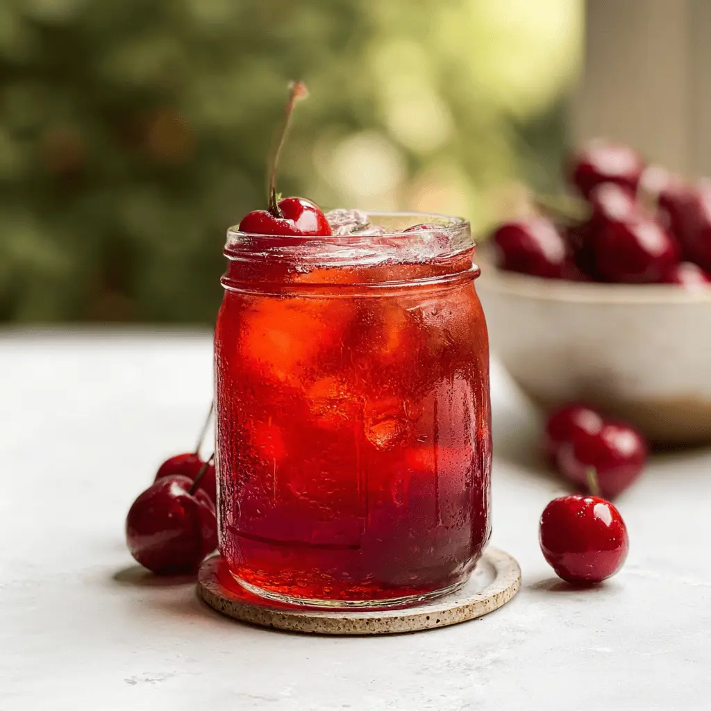 Easy Refreshing Cherry Iced Tea Recipe