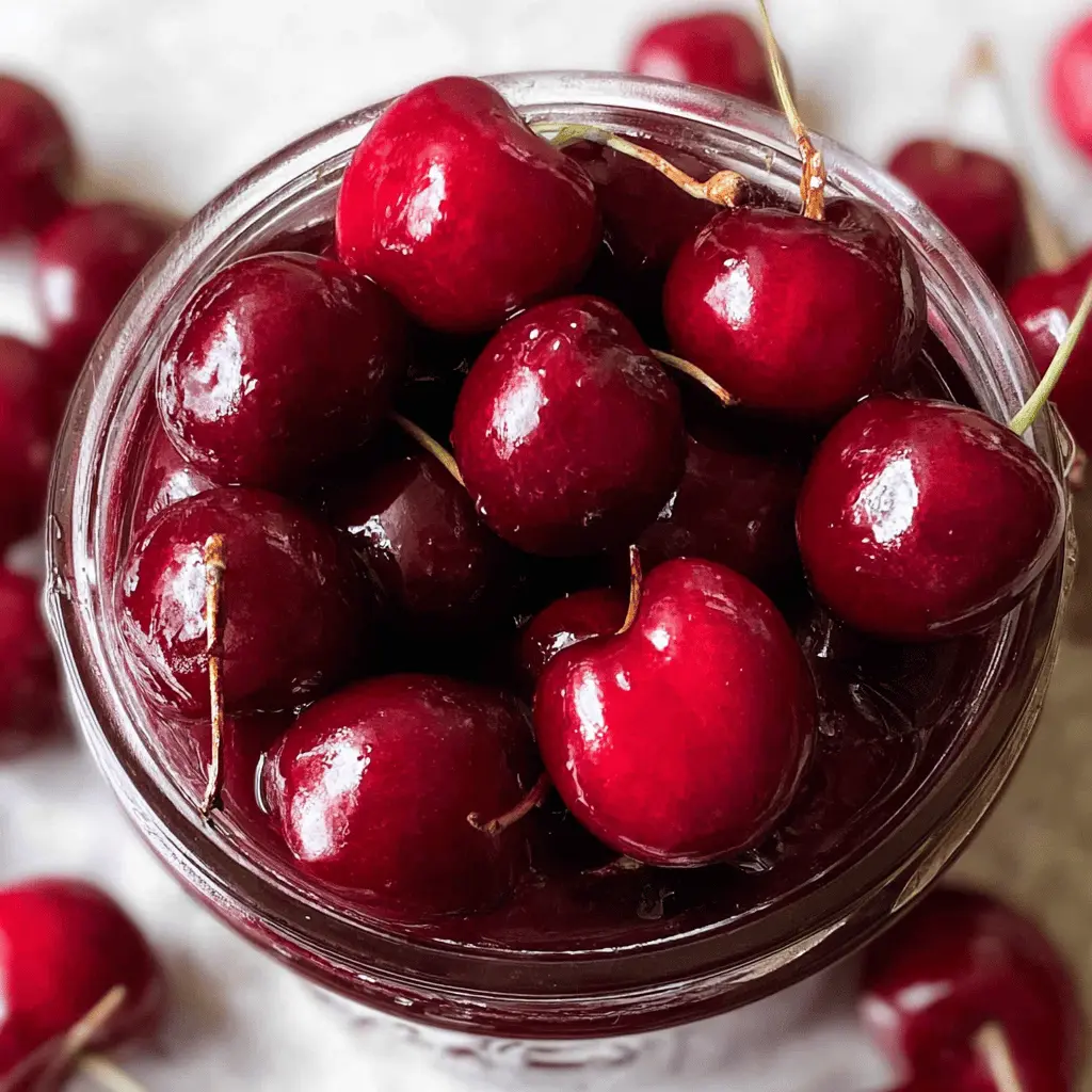 Easy Amaretto Cherries Recipe Like Lazzaroni