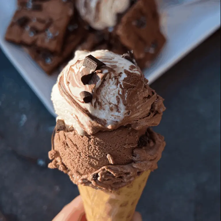 Easy Brownie Fudge Swirl Ice Cream Recipe