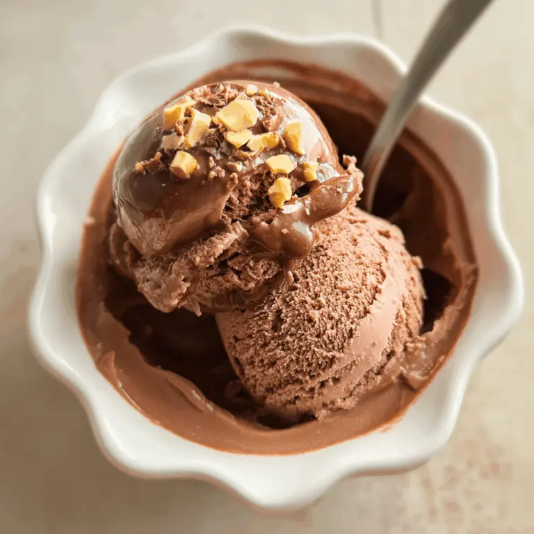 Easy Chocolate Nutella Gelato Recipe