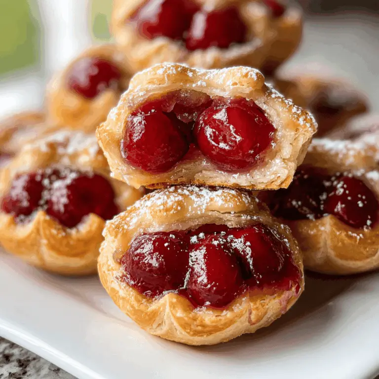 Easy Cherry Pie Bites Recipe