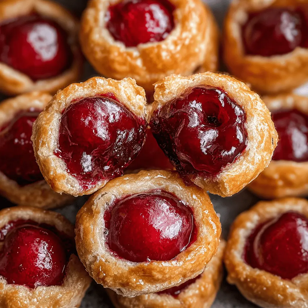 Easy Cherry Pie Bites Recipe