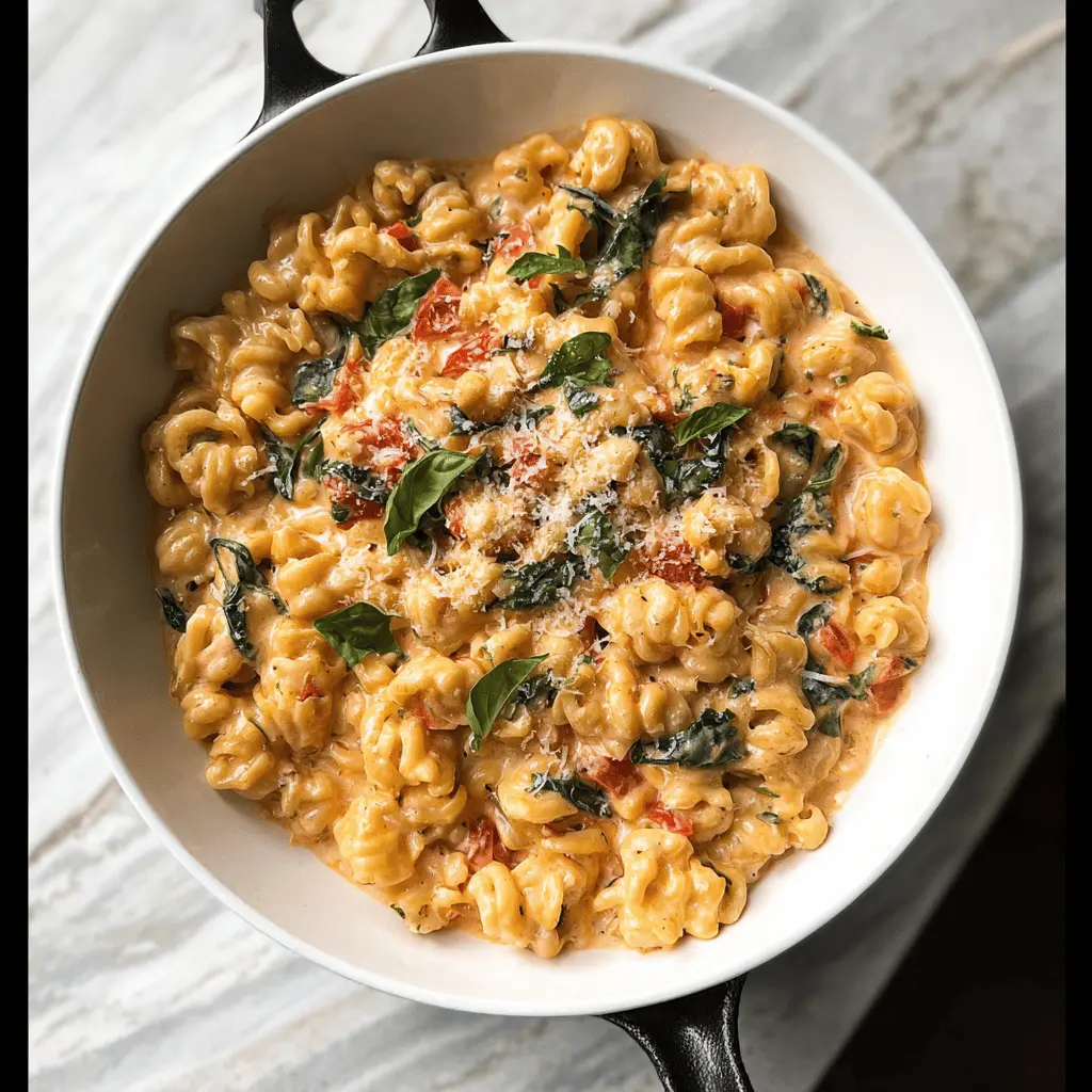 Creamy Basil Tomato Pasta Recipe – Easy and Delicious
