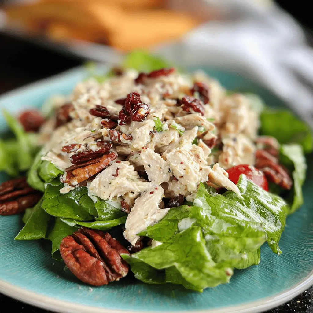 Easy Pecan Chicken Salad Recipe for Lunch