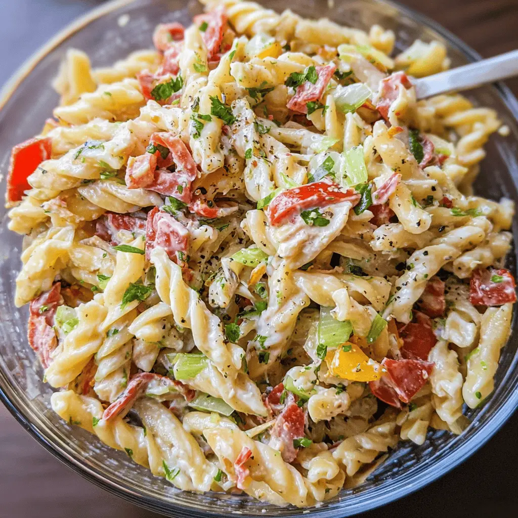 Easy Italian Grinder Pasta Salad Recipe