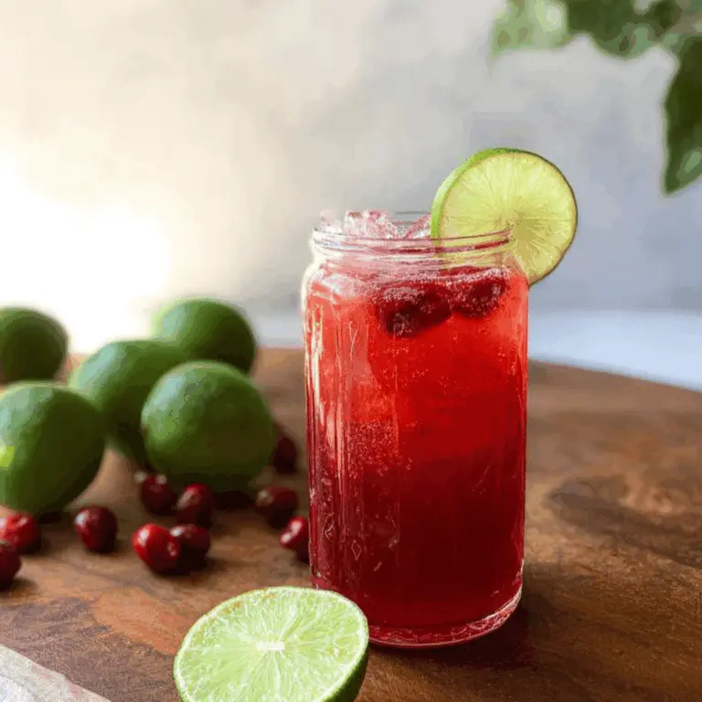Easy 4-Ingredient Cherry Limeade Recipe