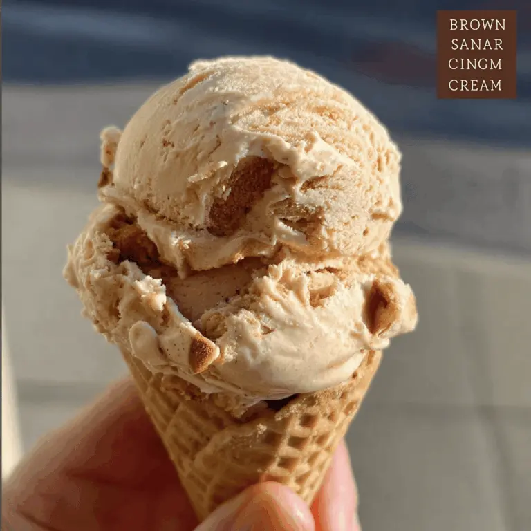 Easy Brown Sugar Cinnamon Ice Cream Recipe