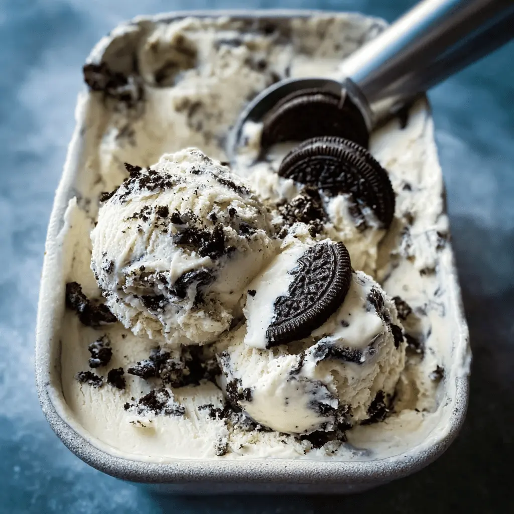 Easy Homemade Cookies and Cream Ice Cream Recipe