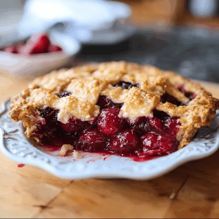 Best Easy Homemade Cherry Pie Recipe
