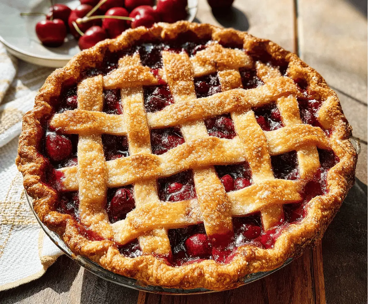 Best Easy Homemade Cherry Pie Recipe
