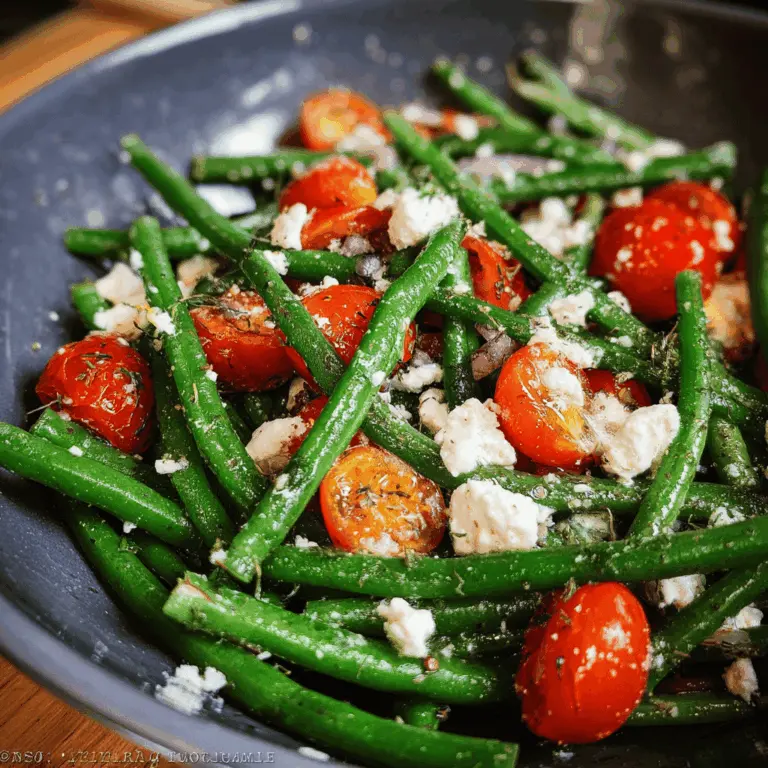 Easy Green Bean and Feta Salad Recipe