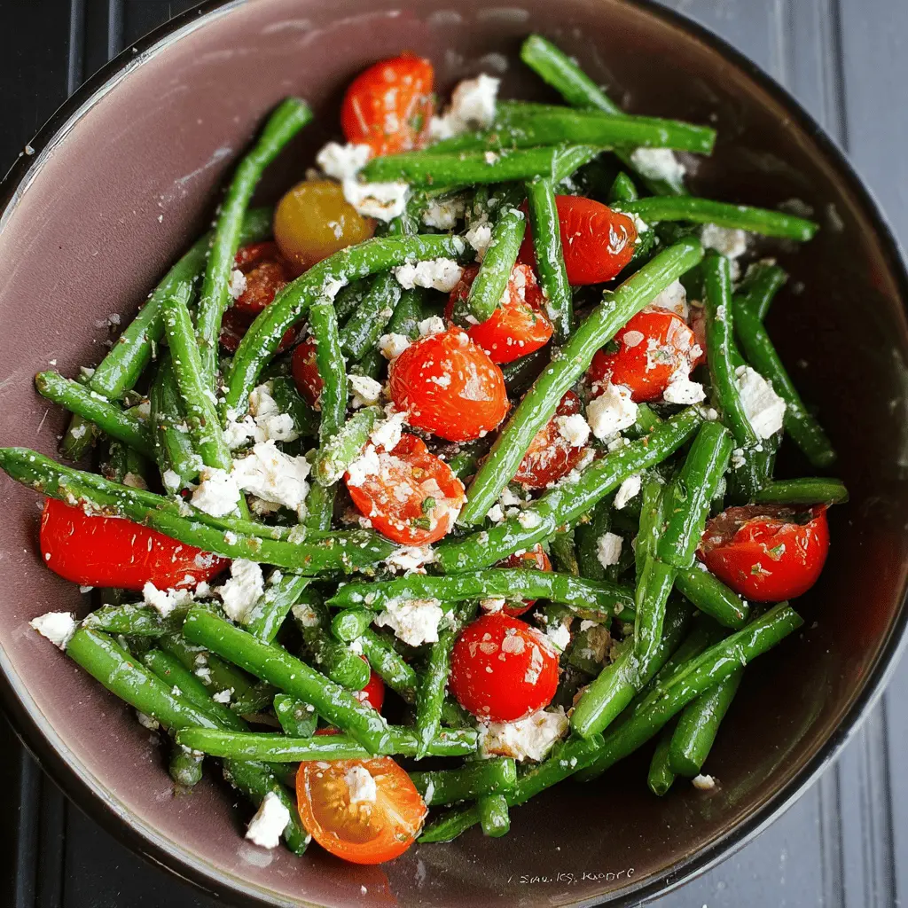 Easy Green Bean and Feta Salad Recipe