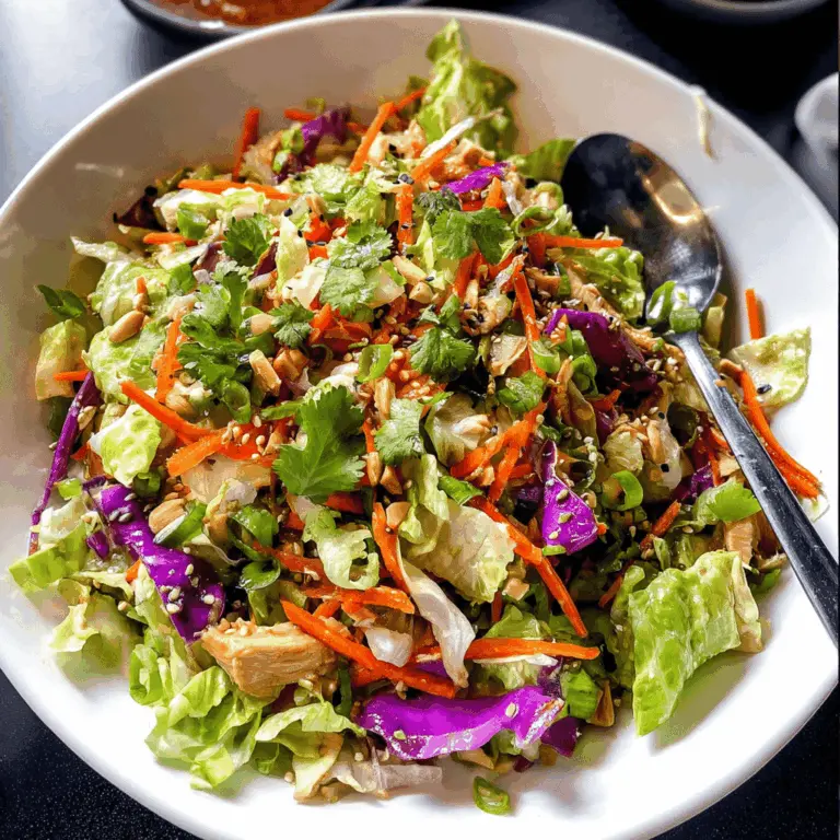 Easy Chinese Chicken Salad with Crunchy Veggies