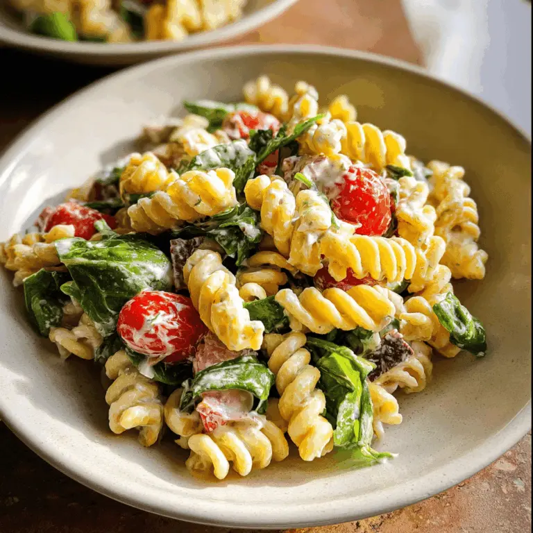 Easy Creamy Pasta Salad Recipe