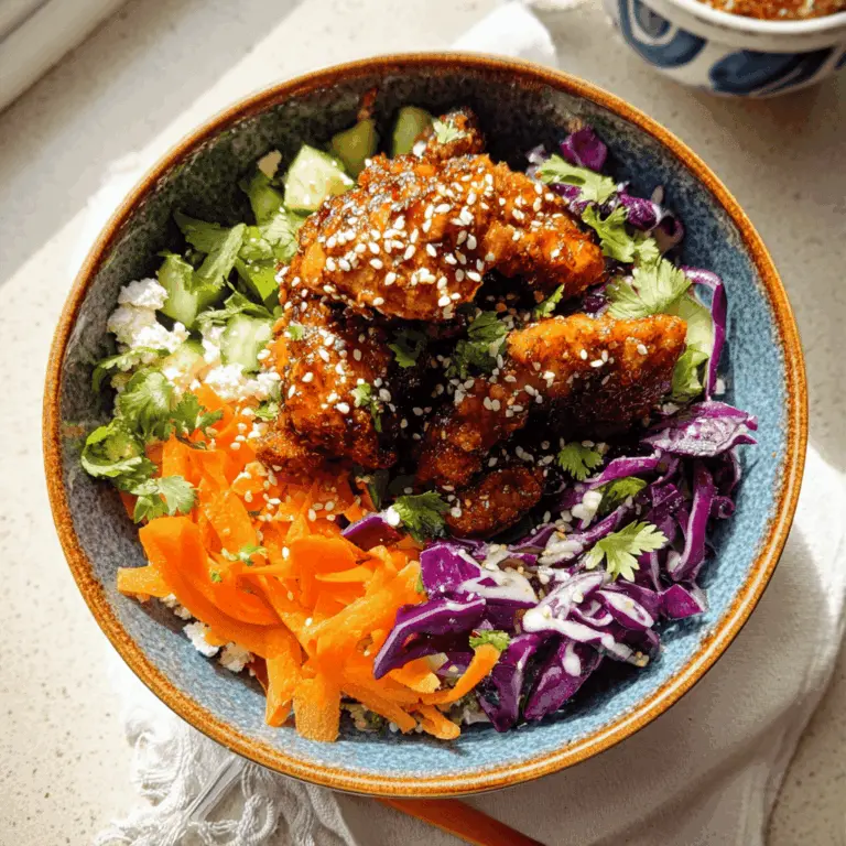 Easy Hot Honey Chicken Bowls Recipe