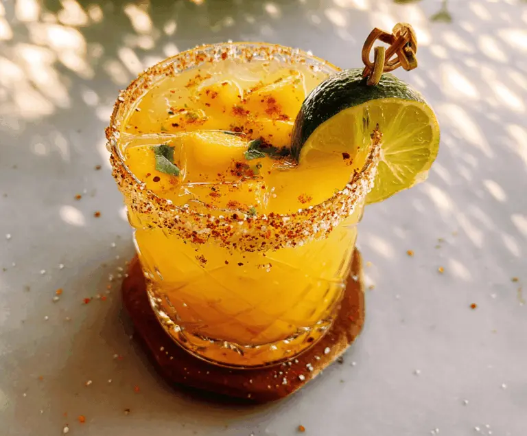 Spicy Mango Margarita with Hot Honey Twist