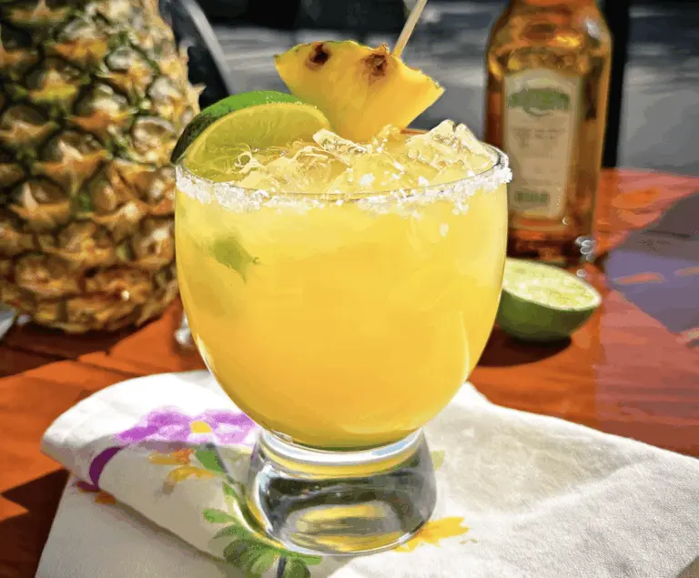 Easy Hawaiian Margarita with Pineapple and Coconut