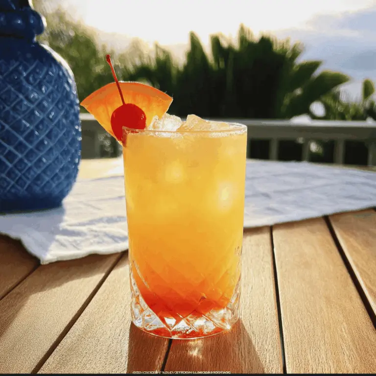 Easy Hawaiian Screwdriver Cocktail Recipe