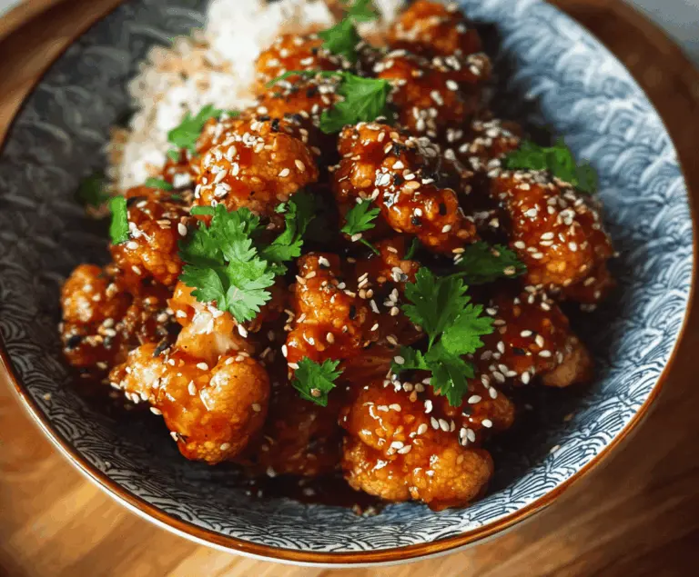 Easy Sticky Sesame Cauliflower Recipe