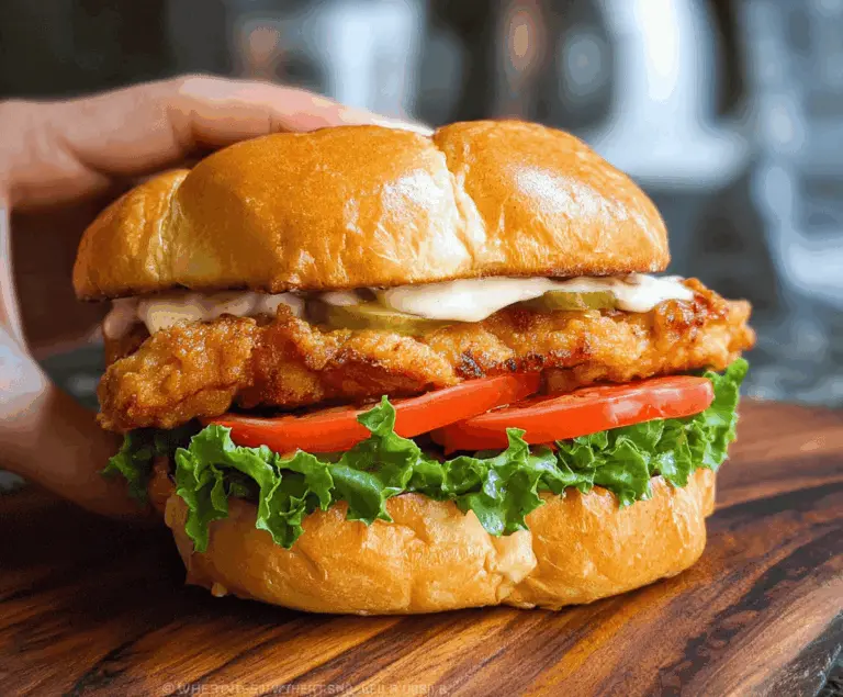 Easy Crispy Chicken Sandwich Recipe